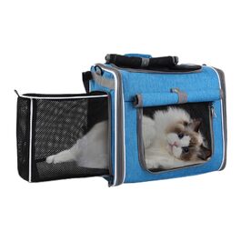 Рюкзак-переноска для собак на велосипеді | Зручний рюкзак для транспортування тварин | Дихаючий, регульований | Розширюваний рюкзак для собак та котів