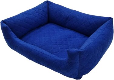 Ліжко для собак та котів Odolplusz, зелений, середній (70x60 см) | М'яке ліжко-корзина з бортиками