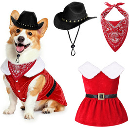 колір: червона сукня та бандана з чорним капелюхом.