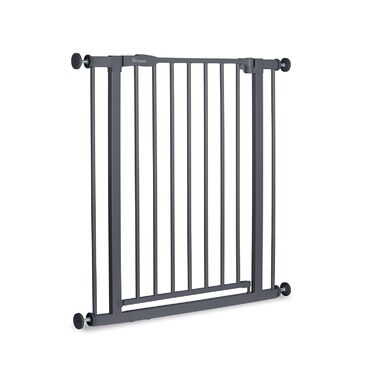 Захисне ворота для дітей Hauck Clear Step Autoclose 2, темно-сірий - самозакривне, без свердління, ширина 75-80 см, висота 77 см