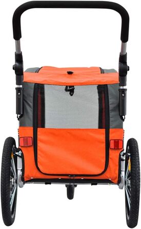 ПапіліоШоп Зета – вагончик для собак та котів, 3 розміри, стабільний, комфортний, практичний (Оранжевий)