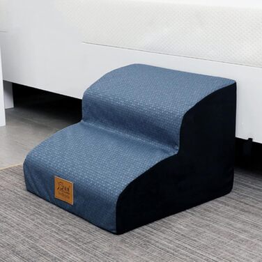 Сходинки для котів та собак Yanman 2 сходинки, блакитні. Зручні та миючіся сходи для домашніх тварин до дивану