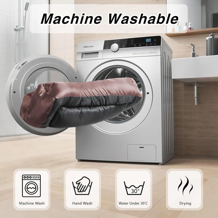 Ортопедичне ліжко для собак середніх порід, коричневе, зручне, миюче, з антиковзною основою, 79x60x18 см