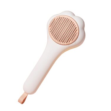 Щітка для котів та собак, видалення підшерстка, швидке прибирання, рожева