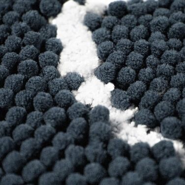 Килимок для собак My Doggy Place з мікрофібри для брудних лап, 91,4 x 66 см, антрацит з відбитком лапи, швидковисихаючий, з антиковзким покриттям, придатний для прання та сушки, розмір 91 x 66 x 3 см