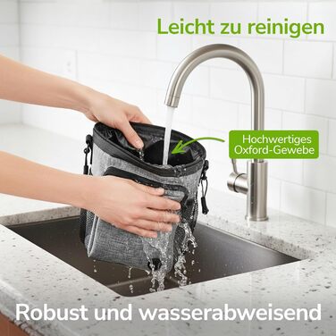 Сумка для ласощів для собак – практична сумка для тренувань з додатковим поясом – сумка для корму для собак, сумка для тренувань та прогулянок – міцна, водостійка сумка для ласощів для собак для подорожей