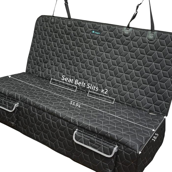 Водонепроникний чохол на заднє сидіння для собак Bench для SUV (RAV4, Honda CR-V, Subaru CrossTrek, Mazda CX5, Hyundai), міцний, нековзкий, захисний автосидіння для домашніх тварин
