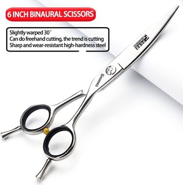 Набір професійних ножиць для стрижки волосся Sharonds 440C (6 дюймів, 3 шт.)