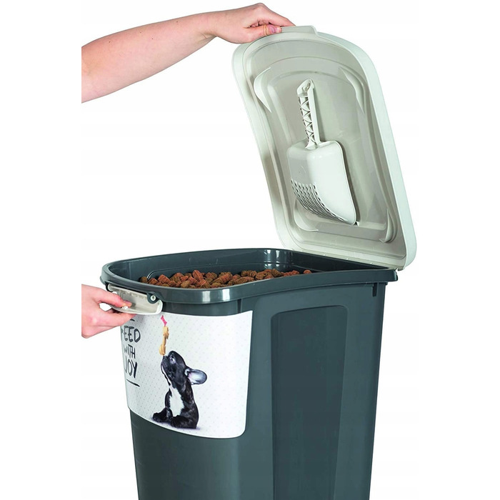 Контейнер для корму на колесах Rotho ARCHIE 38 л (до 18 кг)