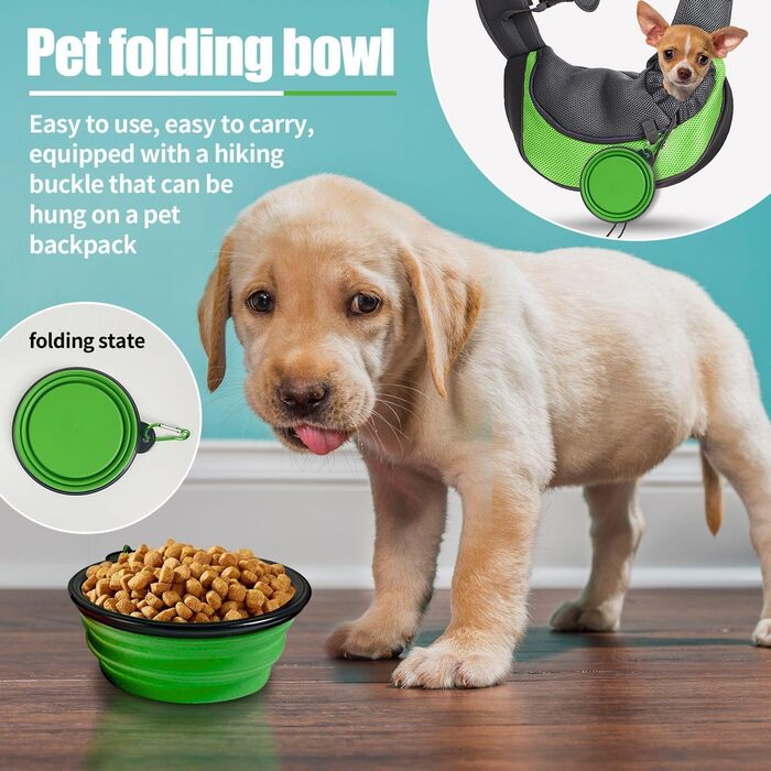 Сумка-переноска для тварин, складаний миска, аксесуари для домашніх тварин, рюкзак-переноска на одне плече, сумка для собак