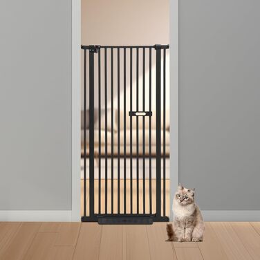 Захист для собак LENDISIY: турнік-загородка, 76-85 см, чорний (150 см)