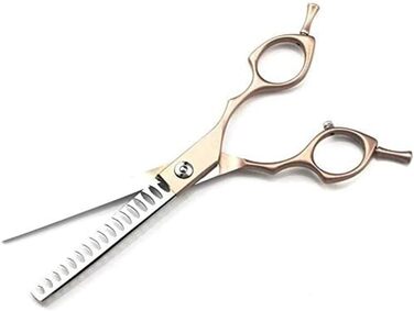 Професійна ножиця для собак, вигнута, для грумінгу, золота