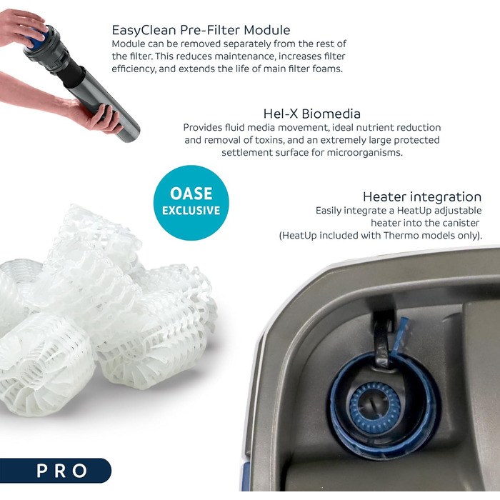 Фільтр для акваріума OASE Biomaster Thermo 350 з підігрівом, внутрішній