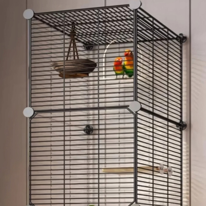 Клітка NUXIE 37 x 37 x 155 см, чорна