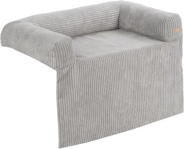 Килимок для собак Velinda: лежанка, захист дивану (сірий, Cord)