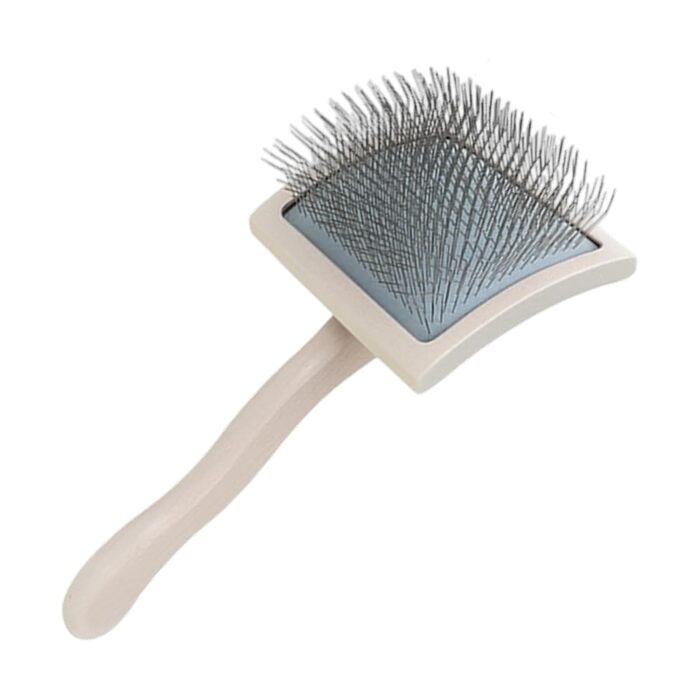 Бурштук для собак: щітка з металевого дроту для догляду за шерстю, масажний гребінь для видалення відмерлого волосся, підходить для довгої шерсті