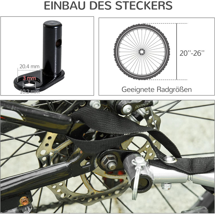 PawHut 2-в-1 Причіп для собак, велосипедний причіп для собак, візок для собак з відбивачами, прапорцем, причіп для собак PawHut, візок для собак, оксфордська тканина, червоний+чорний