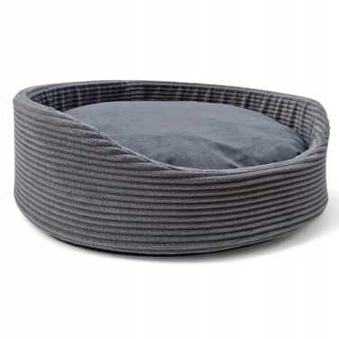 М'який манеж-лежак для собак Odol-Plusz, сірий, 55 см x 60 см