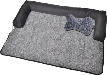 Крісло-ліжко для собак Raikou: зручне та захисне рішення для вашого улюбленця (70x90 см, сірий)