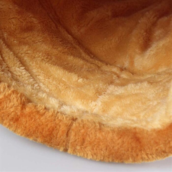 Туннель для котів DHGTEP складний, іграшка-труба для кошенят, з віконцем, бежевий