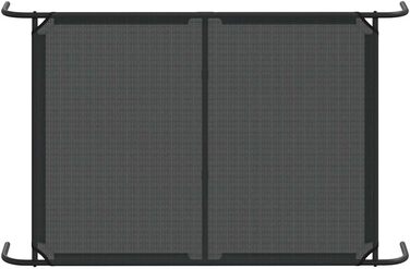 Підвищене ліжко для собак vidaXL 110x65x20 см, Textilene та сталь, для дому та вулиці