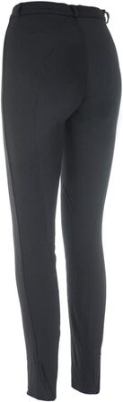 Дитячі штани для верхової їзди RL24 Winter - чорні, розмір 98-176 | З накладкою на коліна з синтетичної шкіри, дихаючі, теплі | Верхова екіпіровка для дітей