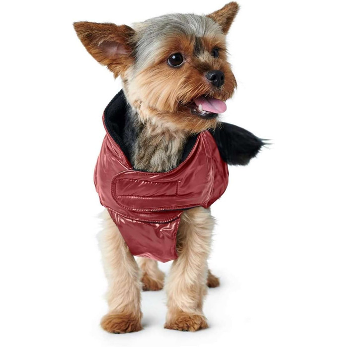 Зимовий теплий одяг для собак HUNTER Tampere - водонепроникний, з флісовою підкладкою, червоний (50)