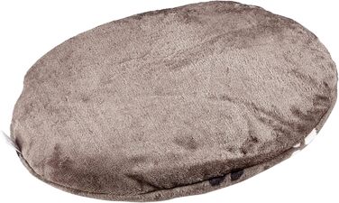 Подушка для кота Karlie Kissen Track, овал, 60x50x4 см, сірий (з подушкою 10x5x10 см)