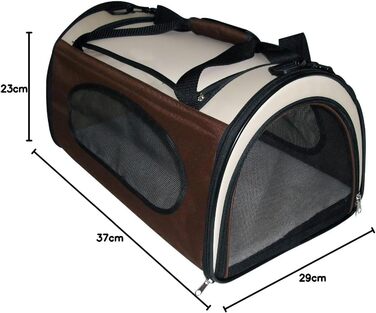 Собача переноска Croci Fast and Easy M, 29x23x37 см, тканинна