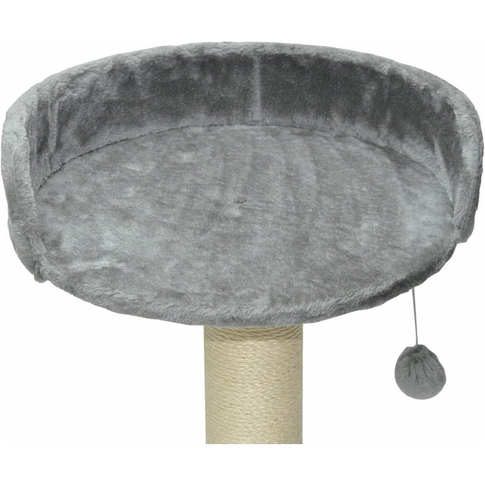 Котячий будиночок-лежанка Nanook Kratzbaum Liegeplatz Top для великих котів, XXL, діаметр 46 см, світло-сірий