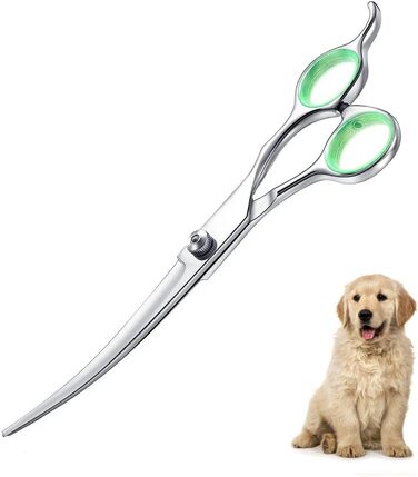 Професійна вигнута ножиця для грумінгу собак та котів, 6 дюймів, нержавіюча сталь