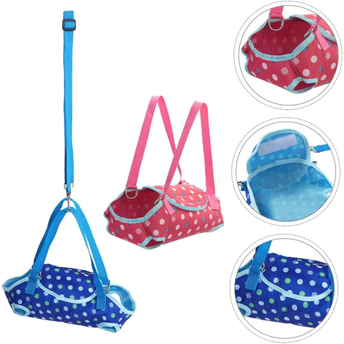 Переноска для собак і котів iBasenice - 2 шт. з регульованим ремінцем, для маленьких тварин, подорожей та активного відпочинку