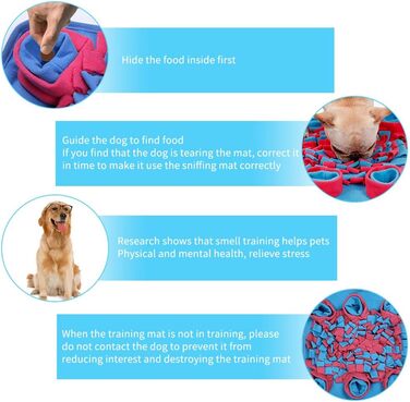 Килимок для собак Snuffle Matte, 42x42 см, рожевий. Тренування нюху, миття, складання. Безпечний, для ігор та годування