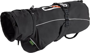 Теплий водонепроникний теплий зимовий одяг для собак HUNTER NORDBY, чорний, розмір 80