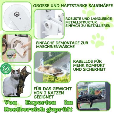 Кішка лежанка-гамак для вікна/стіни, сіра, велика, з іграшкою. BECISPER