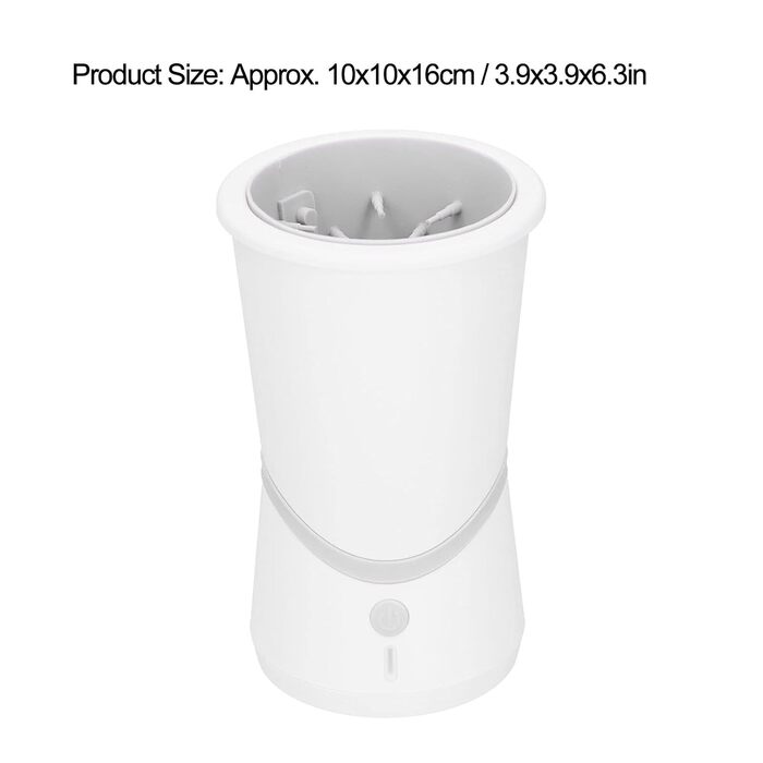 Електричний очищувач лап для домашніх тварин, USB-зарядка, автоматична мийка лап для собак і котів, інструмент для чищення, м'які силіконові щетинки, знімне дизайн