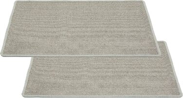 Килимок для котів з сизалю, 2 шт. (60 x 80 см) - міцний, натуральний, бежевий (сірий)