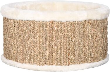 Кігтечка для котів Tidyard: круглий будиночок-кігтечка з рогожу, 36 см