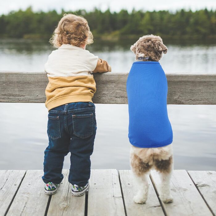 Пуловер для собак великих порід Hjumarayan - сонцезахисний одяг для собак, футболка для Лабрадора (зелений, військовий зелений, сапфіровий)