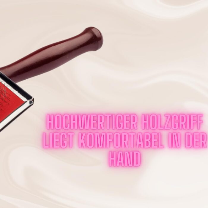 Щітка для собак EHASO Extra Lifetime Soft, велика, для короткої та середньої шерсті, з нержавіючими щетинами та ергономічною ручкою з дерева, для видалення підшерстка