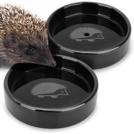 Набір годівниця та поїлка для їжаків WILDLIFE HOME, 2 шт, миска для корму та води, стійка, для їжачого будиночка, погодостійка