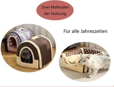 Кімната для собак Pevfeciy: затишна будка для маленьких собак, кімната для домашніх тварин, тепла будка для собак та котів, зручна кімната для відпочинку