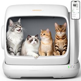 Самоочисний автоматичний лоток для котів MeoWant XXXL для кількох котів