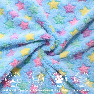 М'яка ковдра для собак та котів Demigeat, 3 шт. - тепла та зручна ковдра для лежанки, переноски, подорожей. Підходить для маленьких та середніх тварин.