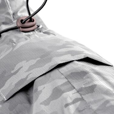 Дощовик для собак Huka to go срібного кольору, розмір 50