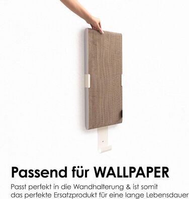 Килимок для котів LucyBalu® з гофрокартону | Килимок-картон для котів | Килимок для дряпання котів | Дряпка для котів з гофрокартону | Двосторонній килимок для котів | Килимок для котів, білий