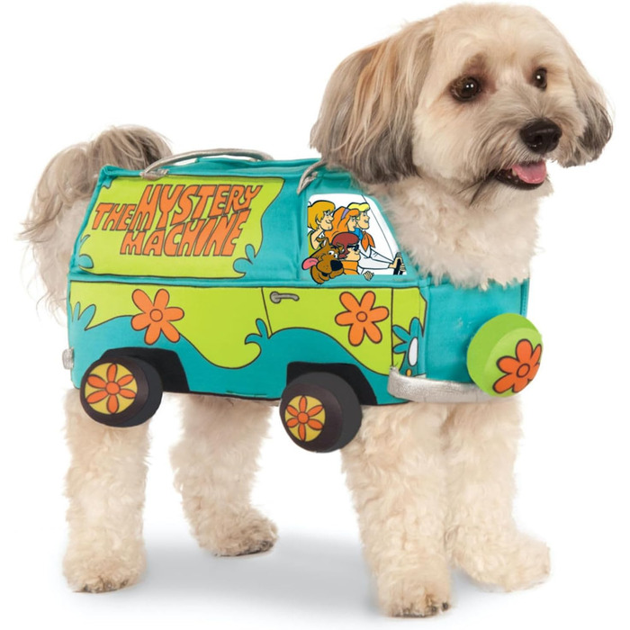 Костюм для собак Scooby Doo Mystery Machine від Rubie's, розмір S (довжина тіла до хвоста 56 см, обхват грудей 51 см)