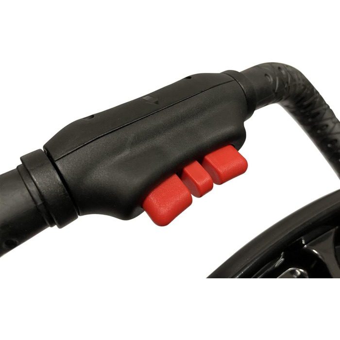 Petique Chinook Schwarz: розкішний візок для собак | Колеса 30 см, EVA, світловідбивачі | До 23 кг