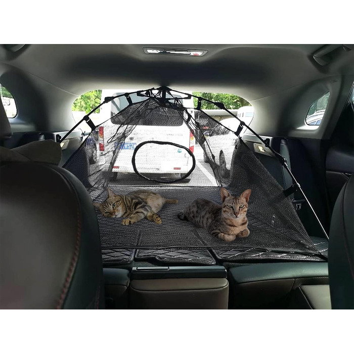 Намет-будка для тварин Pop-Up, великий, для котів, цуценят, кроликів, дрібних тварин, чорний