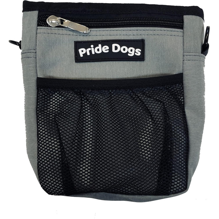 Pride Dogs Преміум сумка для ласощів для собак - Міцна та практична, з великим об'ємом - Ідеальна для дресирування та прогулянок - з дозатором для відходів та подовжувачем ремінця